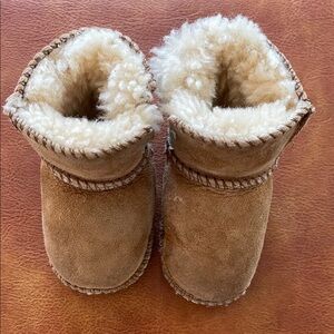 UGG Tan Kids Sheepskin Boots